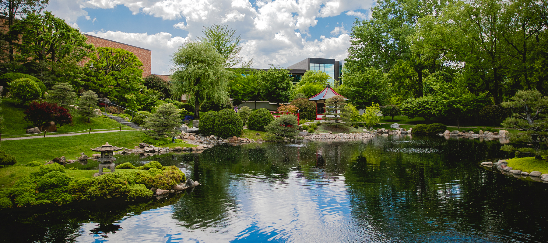 The world-class Japanese Garden on the grounds of Normandale  Community College.