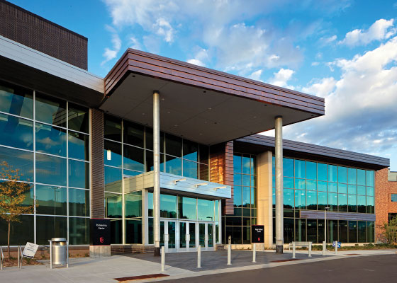 Normandale Community College front entrance