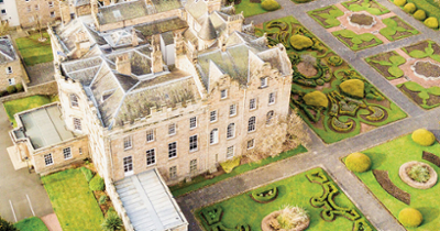 Photo of Newbattle Abbey, where Normandale students take study abroad courses in Scotland.